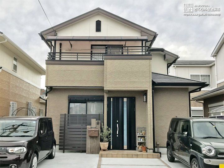 No.357 ダークカラーが味わい深いモダンな外壁デザイン