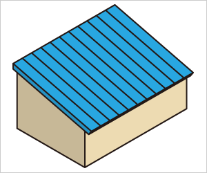 片流れ屋根