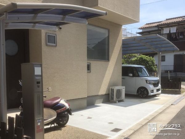 足元も安全で雑草知らずのお庭リフォーム工事