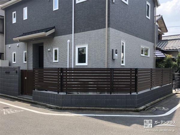 落ち着いたお住まいの景観を引き立たせるエクステリア設置工事