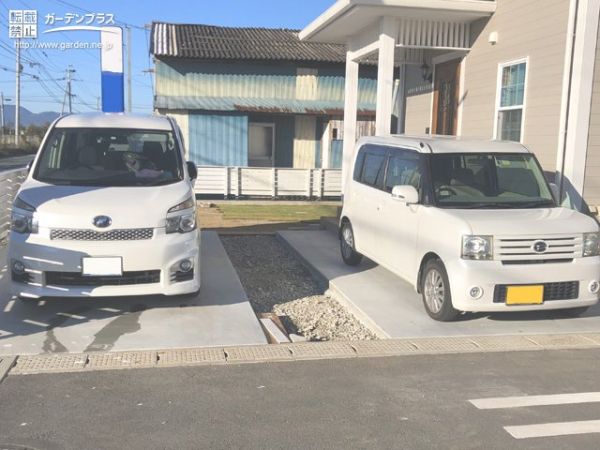 No.11008 清潔感が心地良い駐車スペースの設置工事