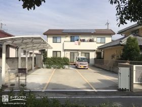 広い間口にも対応できる伸縮門扉