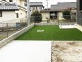 人工芝がナチュラルな空間を作る主庭リフォーム工事