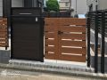 クローズのお庭に見せる植栽スペースを設けた門まわり