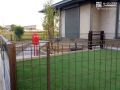 人工芝とフェンスで作るドッグラン