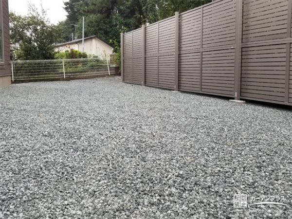 隣家からの水漏れと雑草に対応したお庭リフォーム工事