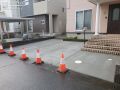 雑草が育つ隙間のない土間コンクリート打設工事