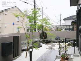 洗練された和風のお庭