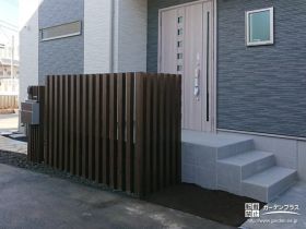 玄関ポーチや階段にタイルを施工