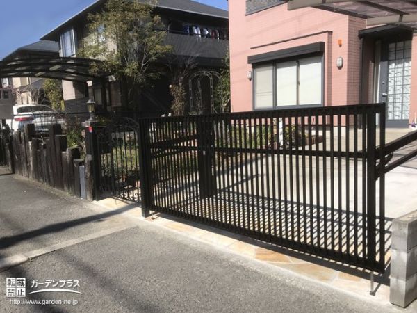 No.12534 お庭に合わせたヨーロピアンテイストの門まわりリフォーム工事