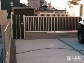 道路や駐車場からの視線を遮る目隠しフェンス