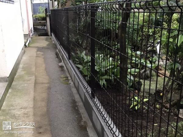 No.13652 隙間をなくして野良猫の侵入を防ぐ外構リフォーム工事