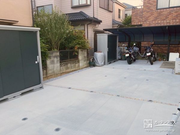 快適なバイクライフを楽しむ駐輪スペース工事