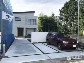 余裕のある駐車スペース