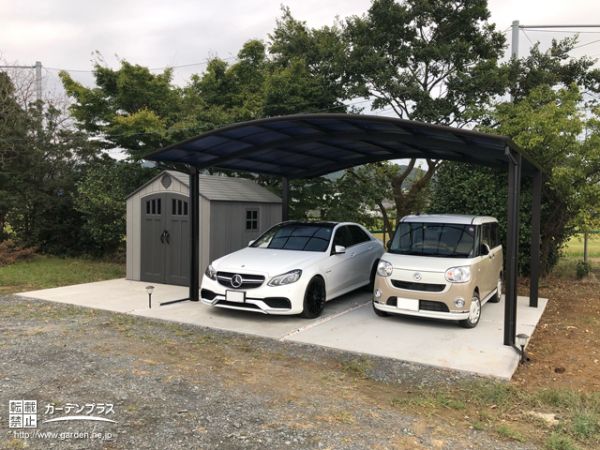 No.14442 大切なお車を雨やほこりから守るカーポート付駐車スペース工事