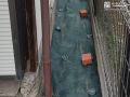 犬走りに敷設した防草シート