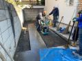 施工写真④砕石敷き均し・転圧