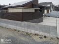 安全性やプライベート性も保たれた広い敷地の新築外構工事