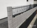 ヨーロピアンデザインの上品なフェンスを使ったブロック塀工事