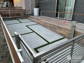 予備駐車スペースとして使えるお庭