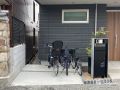 自転車を停められるスペース