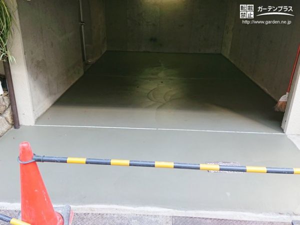 No.16252 掘り込み式駐車スペースのコンクリート再打設工事