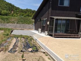 建物まわりを雑草対策