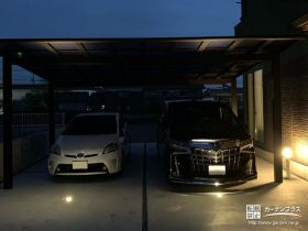 夜間も駐車しやすいグランドライト