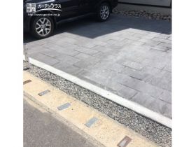 インターロッキング舗装を駐車スペースに採用した外構工事