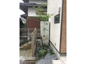 設備の目隠しにもなる植栽