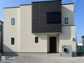 建物に合わせてモノトーンカラーでコーディネートした新築外構工事