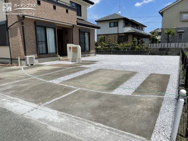 No.17173 雨の日も安心して歩ける駐車スペース拡張工事