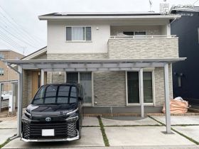 愛車や自転車を雨から守るエクステリア設置工事