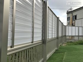 お庭の明るさと風通しを保つ目隠しフェンス設置工事