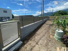 広いお庭での事故を防ぐフェンス設置工事