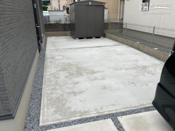 No.18054 雑草を防ぎお庭の活用面積を広げる土間コンクリート舗装工事