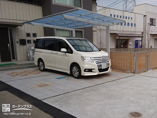 No.4109 駐車スペース、主庭工事