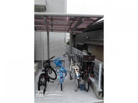 ご家族の自転車を守るサイクルポート設置工事