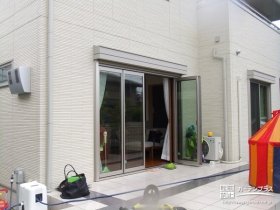 テラス屋根の施工前写真