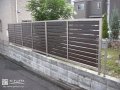 道路からの視線を遮る目隠しフェンス設置工事