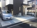 すっきりとした駐車スペースのあるリフォーム工事