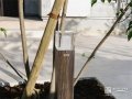 夜を彩る植栽照明（タカショー アートウッドポールライト6型）