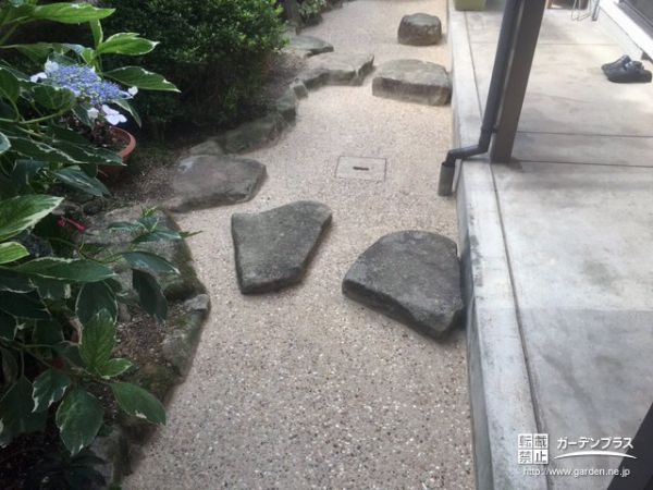 No.6946 ワンちゃんが砂汚れしない伝統美の趣を継承した和庭園のリフォーム工事