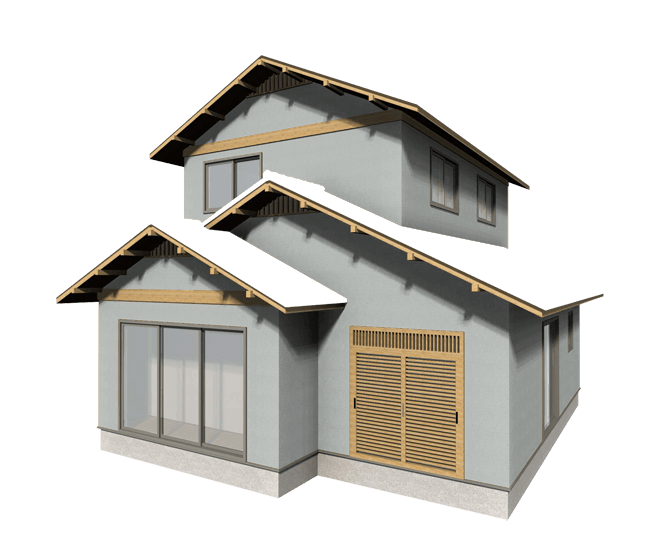 こだわり和風住宅の落ち着いた外壁塗装