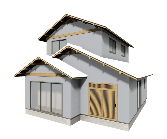 こだわり和風住宅のナチュラルな外壁塗装