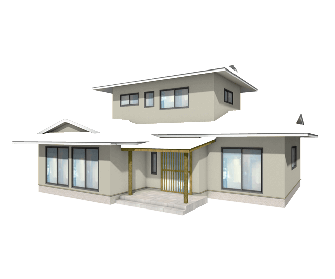 趣ある和風住宅の落ち着いた外壁塗装