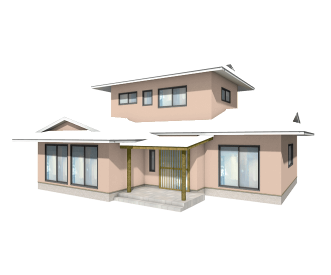 リノベーションした和風住宅のスタイリッシュな外壁塗装